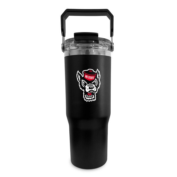 32OZ TUMBLER W/HANDLE Wolfhead